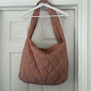Poppy and Peonies Haul It Hobo Bag in Blush